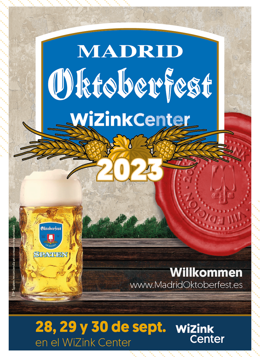 Madrid Okotberfest 2023 Wizink Center · Spaten Okotberfest bier